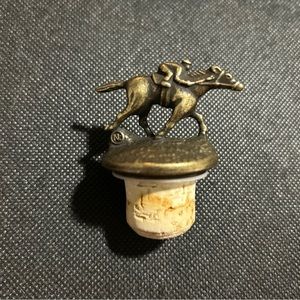 Blanton's Single Barrel Bourbon Whiskey Horse & Jockey Cork Stopper Letter N